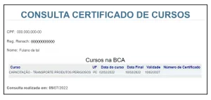 Consulta BCA da Global Truck